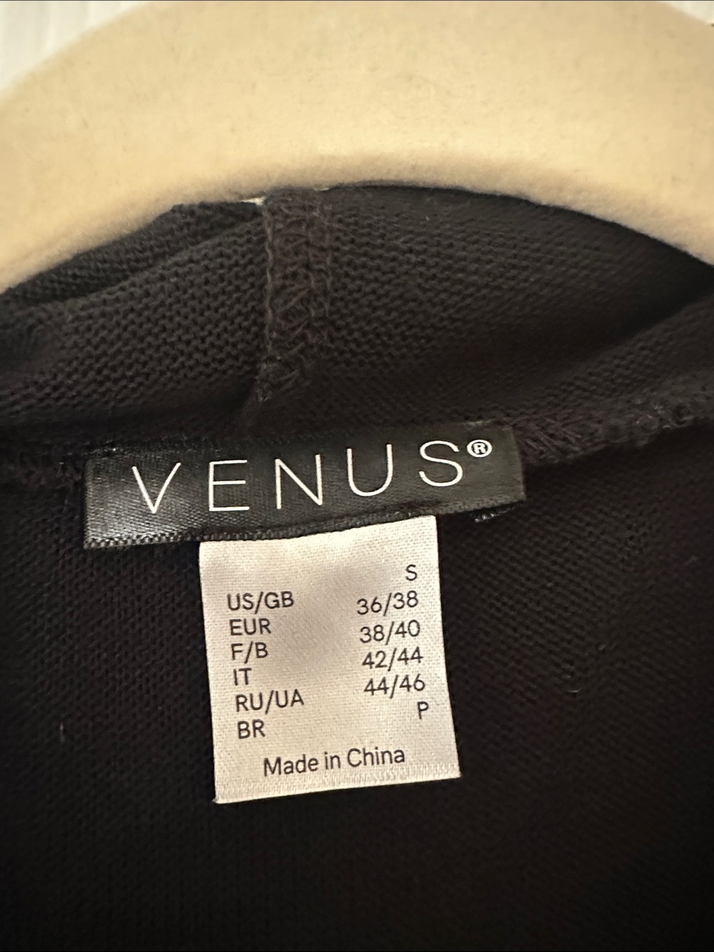 VENUS Black Long Hooded Cardigan & High rose fold over joggers. - Picture 3 of 3